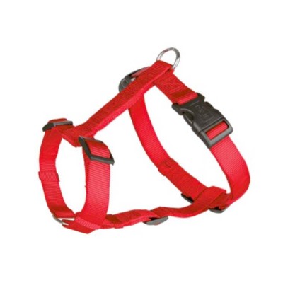 Trixie Classic H-Harness Nylon Stra, Fully Adjustable L-XL Red